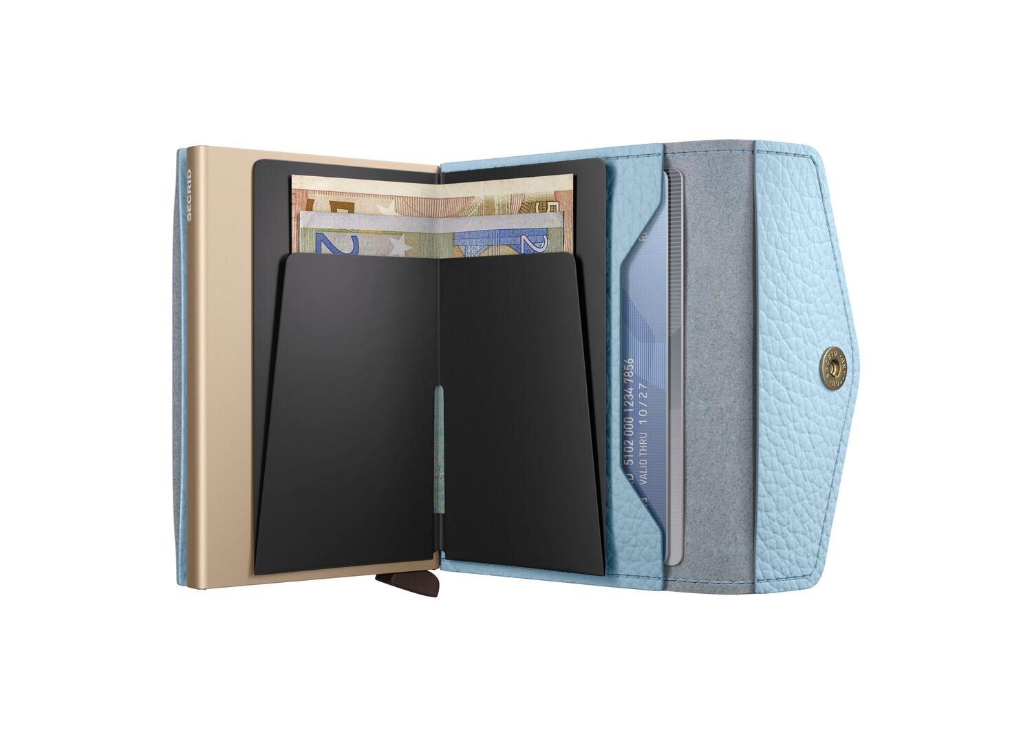 Enveloppe kortholder - Pebble Ice Blue